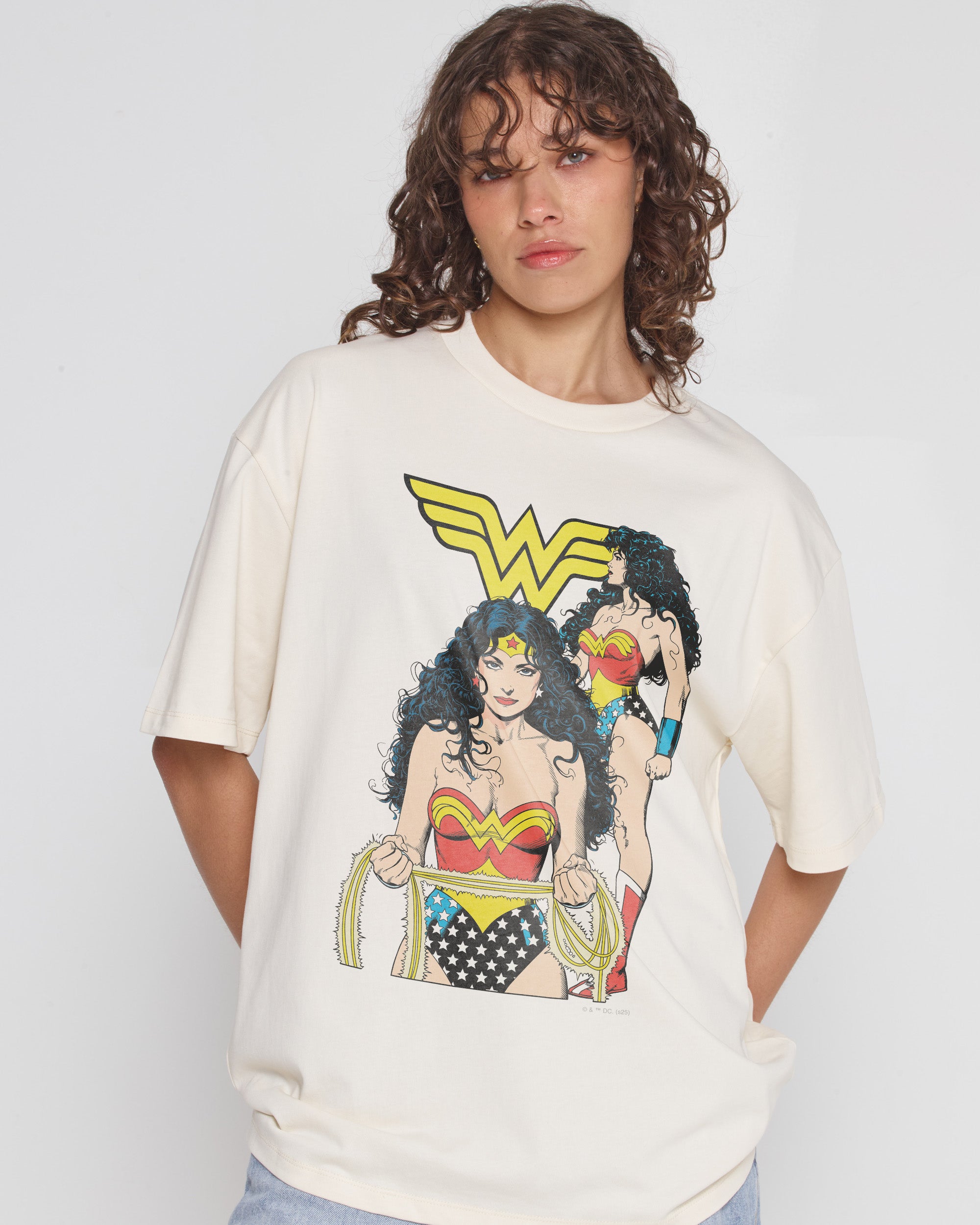Wonder Woman Queen of the Amazons Oversized Tee