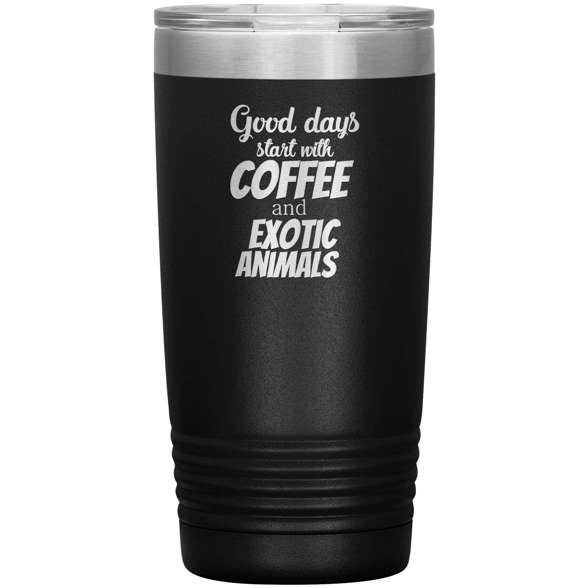 Coffee and exotic animals 20oz Vacuum Tumbler