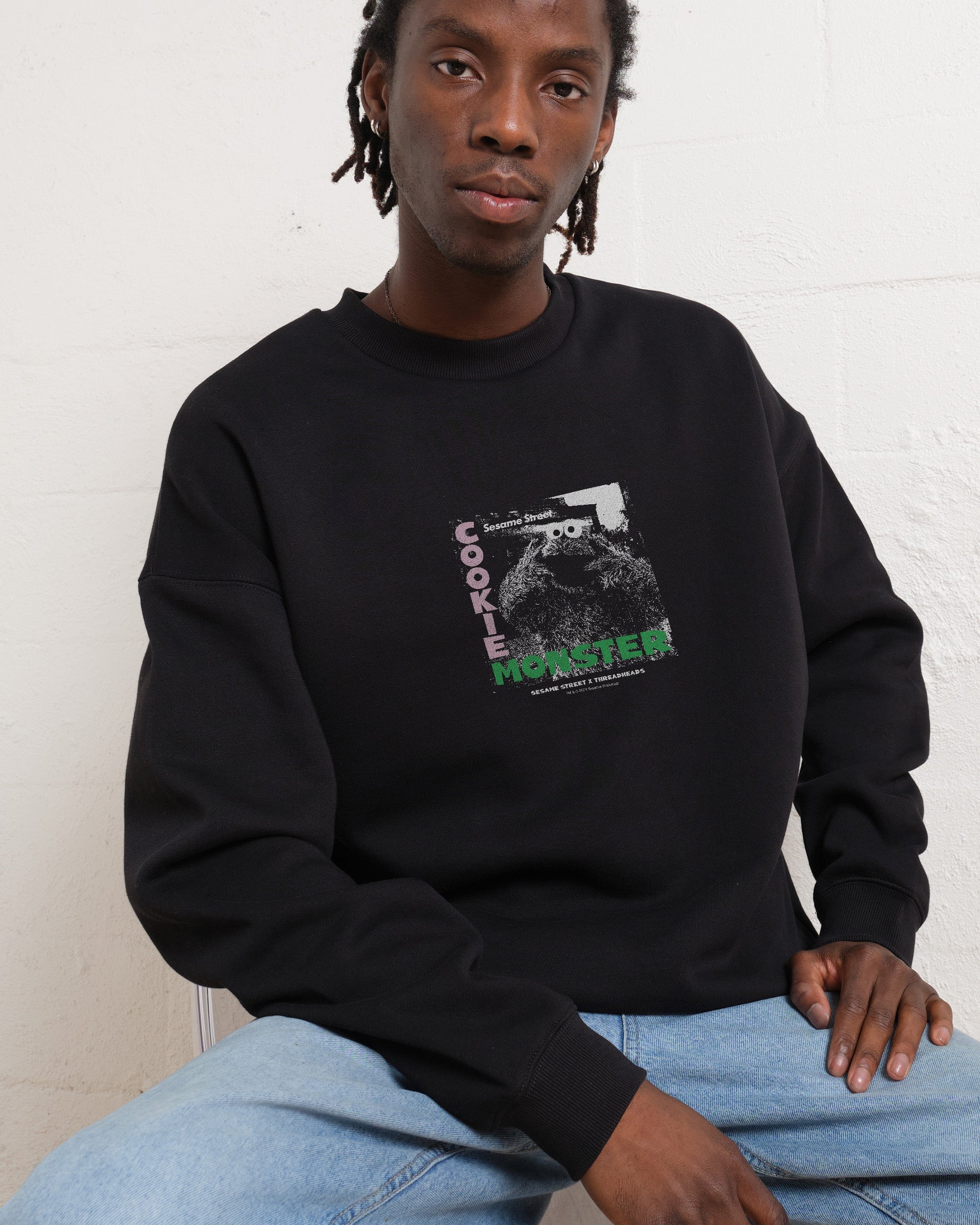 Cookie Monster Calling Sweatshirt