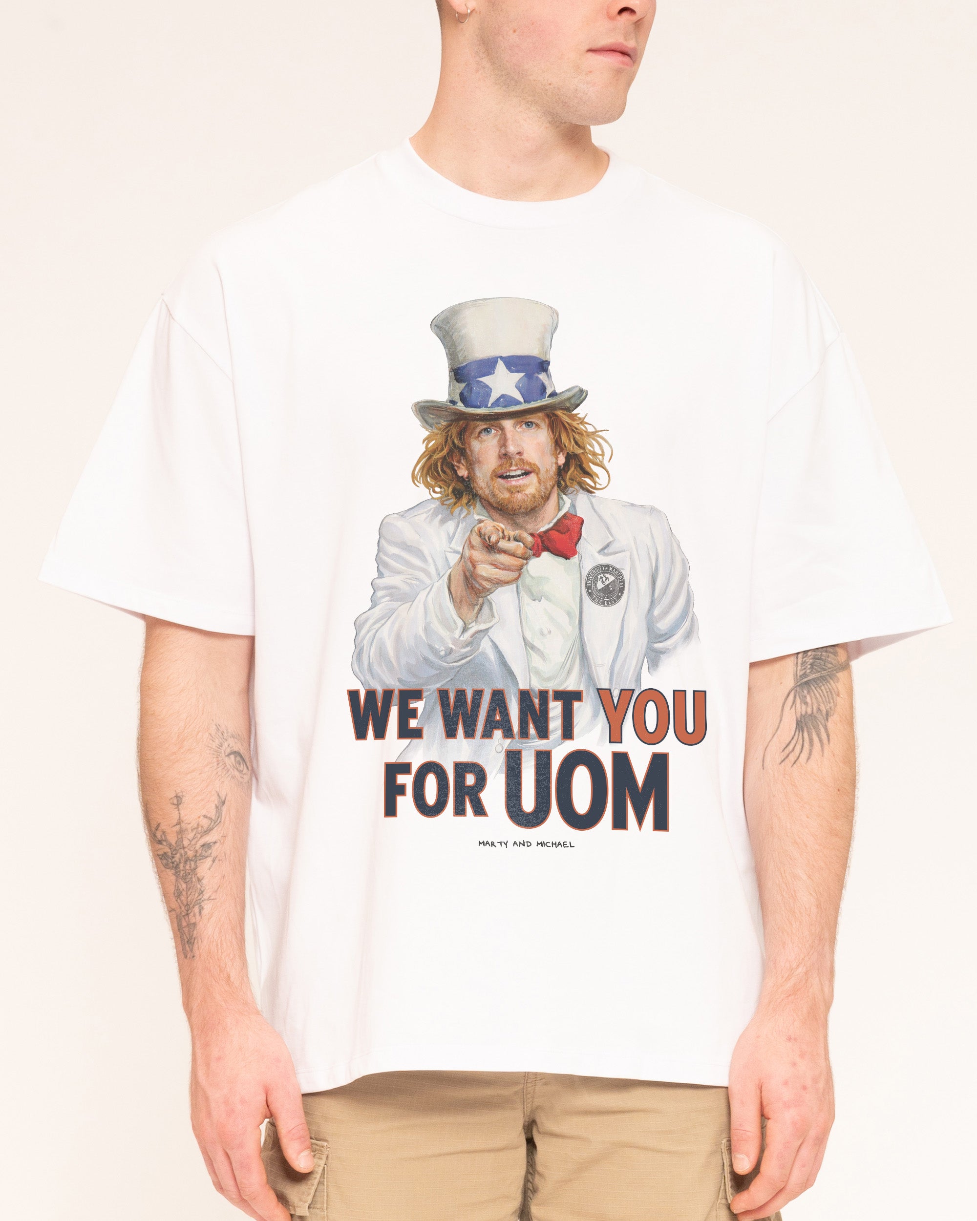 We Want You for Uom Oversized Tee
