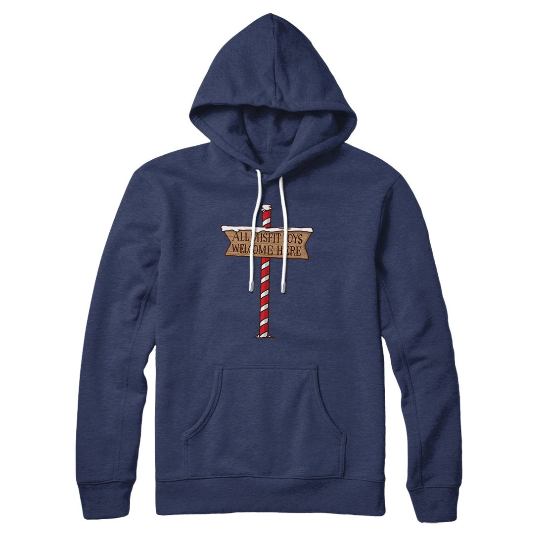 All Misfit Toys Welcome Here Unisex Pullover Hoodie - Cotton Polyester Blend