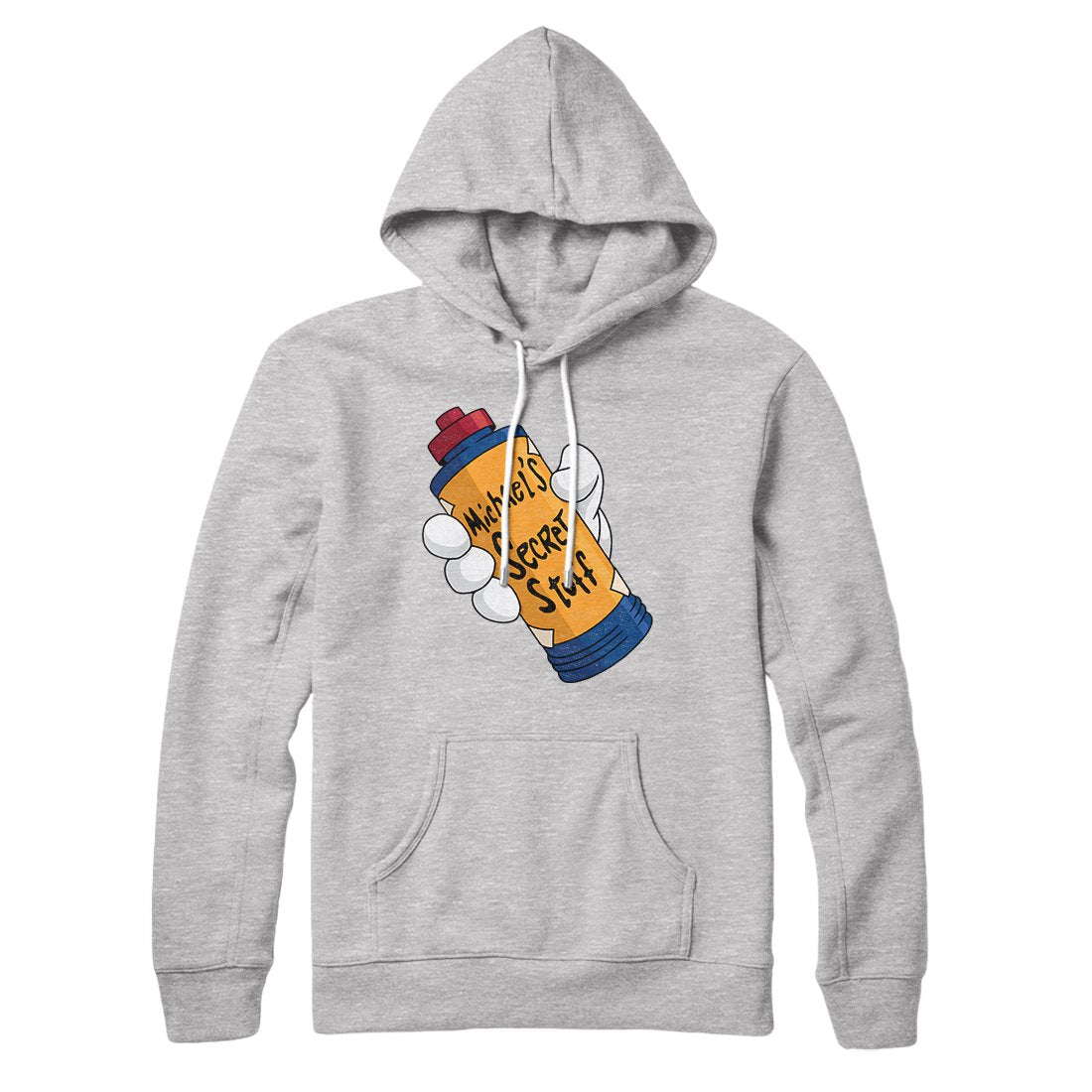 Michael's Secret Stuff Unisex Pullover Hoodie - Cotton Polyester Loose Fit Kangaroo Pocket