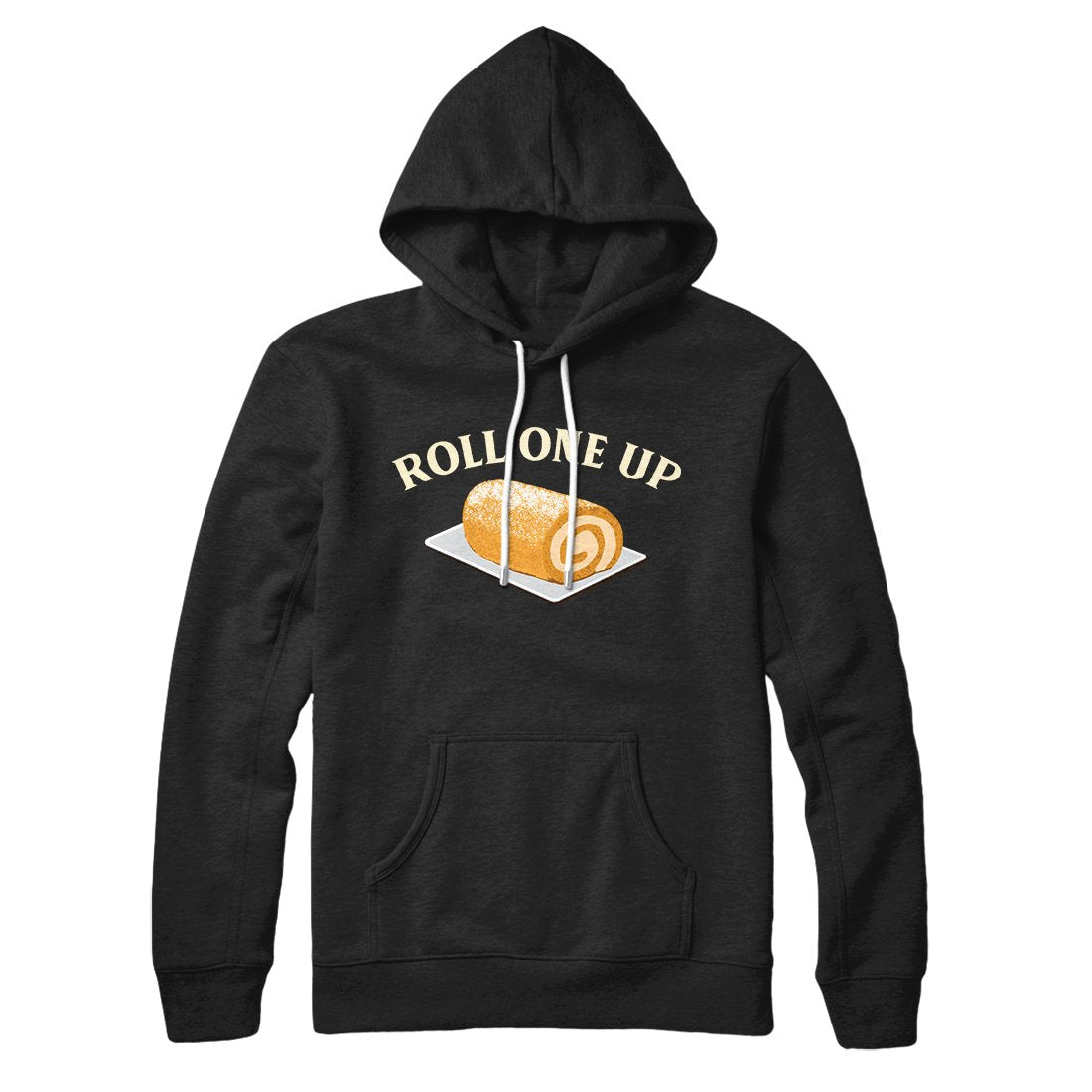 Roll One Up Unisex Cotton Polyester Hoodie - Pullover with Hood and Kangaroo Pocket