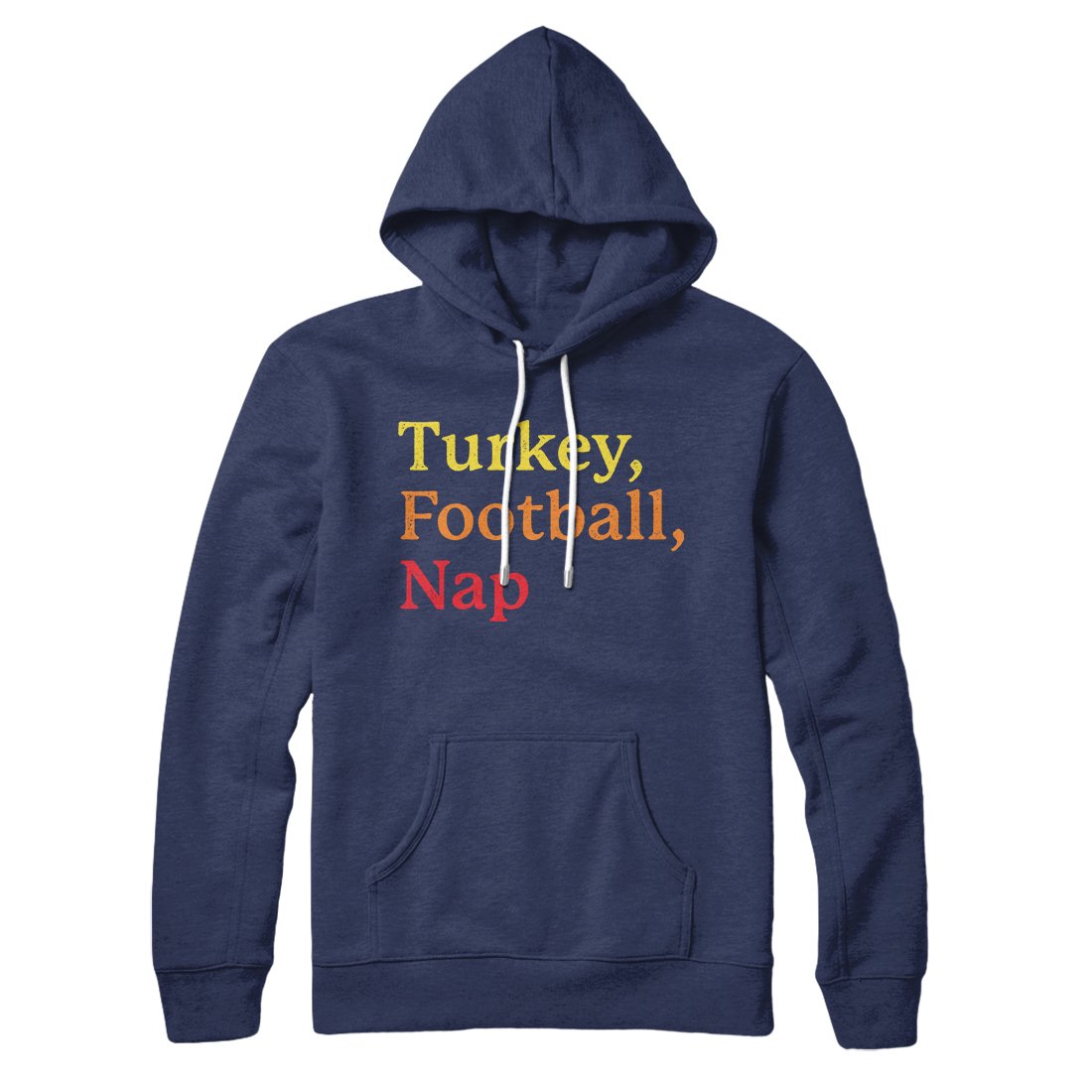 Turkey Football Nap Unisex Hoodie - Cotton Polyester Pullover with Hood & Kangaroo Pocket