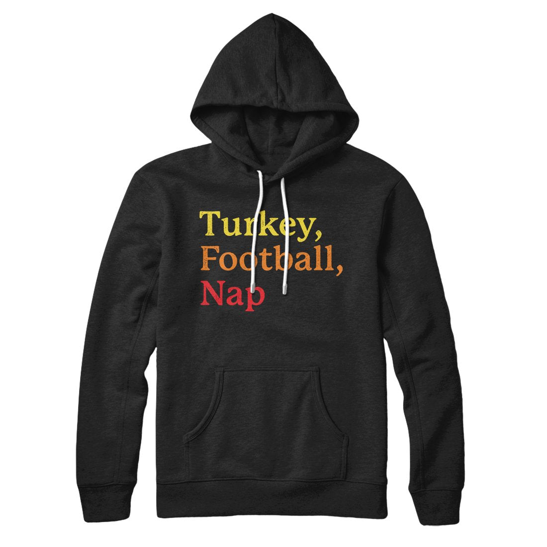 Turkey Football Nap Unisex Hoodie - Cotton Polyester Pullover with Hood & Kangaroo Pocket